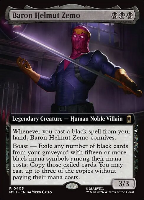 Baron Helmut Zemo from Marvel Super Heroes