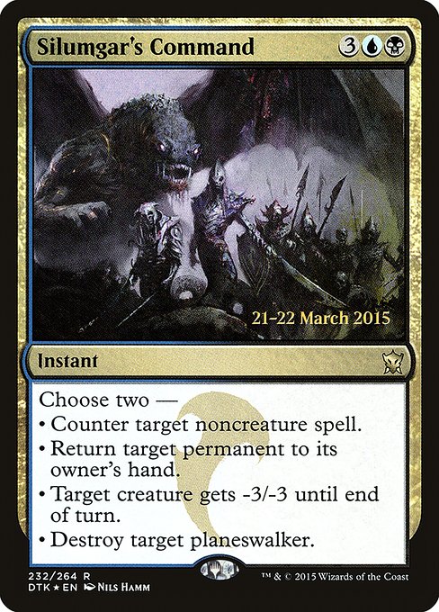 Silumgar's Command from Dragons of Tarkir Promos
