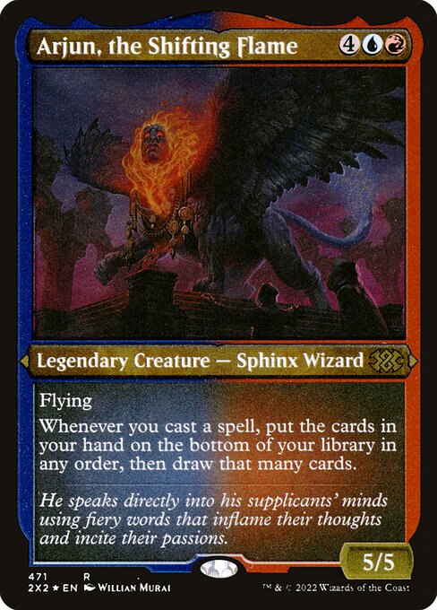 Arjun, the Shifting Flame highlighted card art