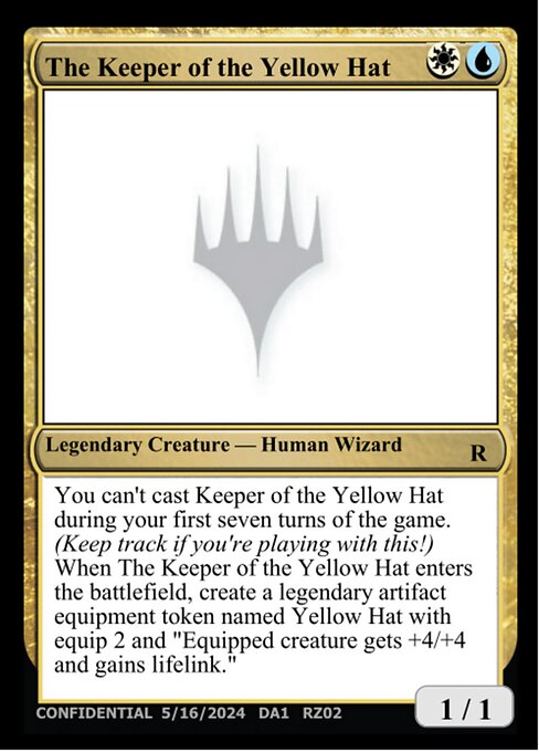 The Keeper of the Yellow Hat highlighted card art