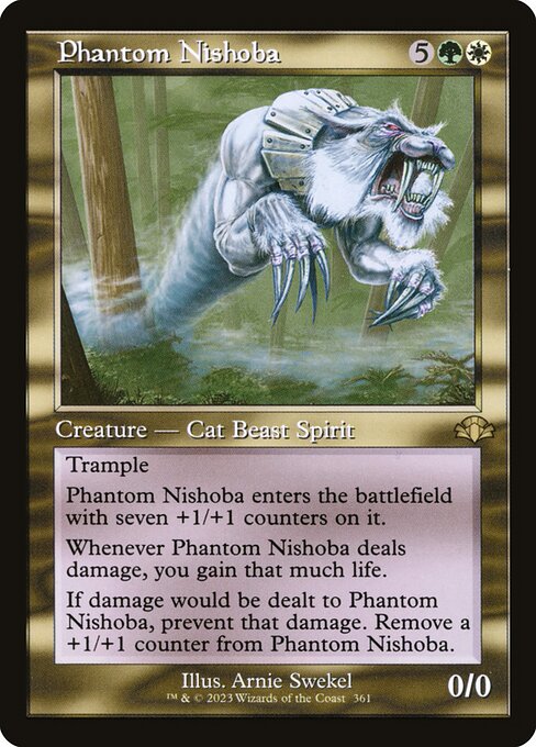 Phantom Nishoba highlighted card art