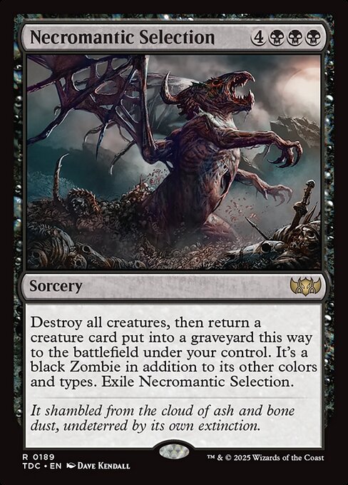 Necromantic Selection highlighted card art