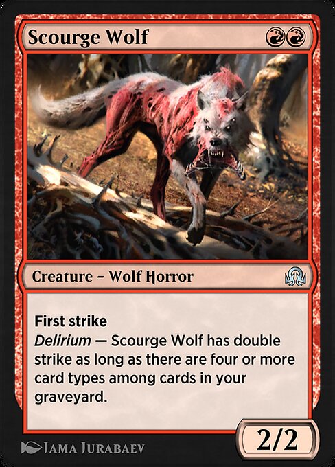 Scourge Wolf highlighted card art