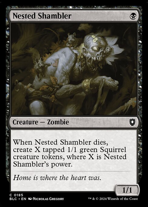 Nested Shambler highlighted card art