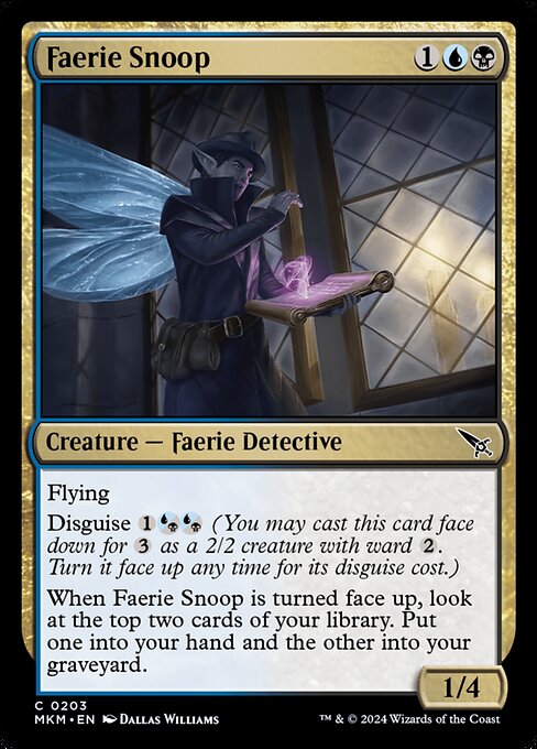 Faerie Snoop highlighted card art