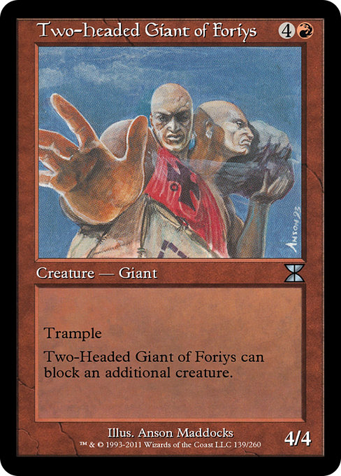 Two-Headed Giant of Foriys from Masters Edition IV