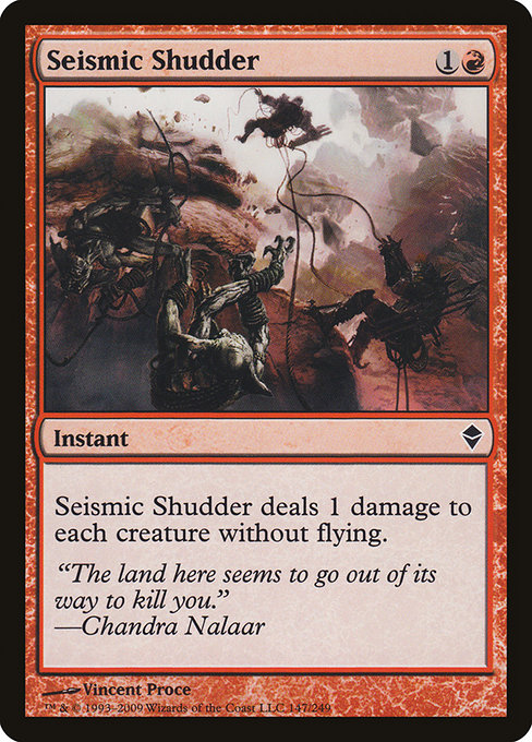 Seismic Shudder highlighted card art