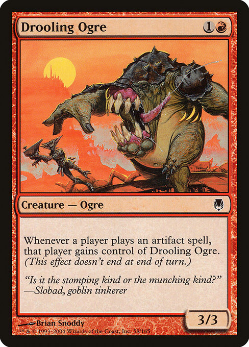 Drooling Ogre highlighted card art