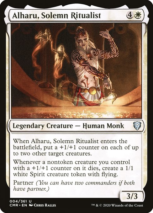 Alharu, Solemn Ritualist from Commander Legends