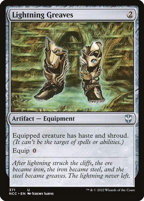 Lightning Greaves from New Capenna Commander