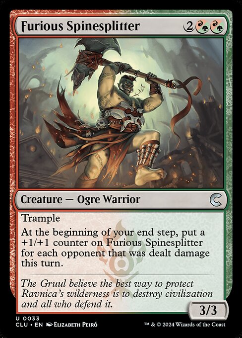 Furious Spinesplitter highlighted card art