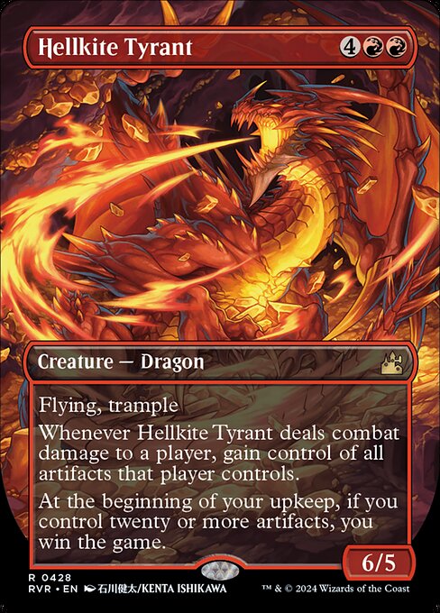 Hellkite Tyrant from Ravnica Remastered