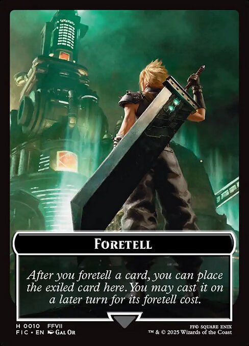 Foretell highlighted card art