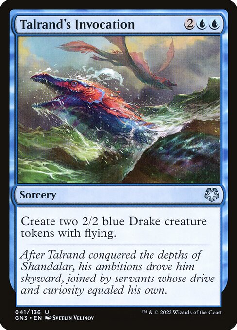 Talrand's Invocation from Game Night: Free-for-All