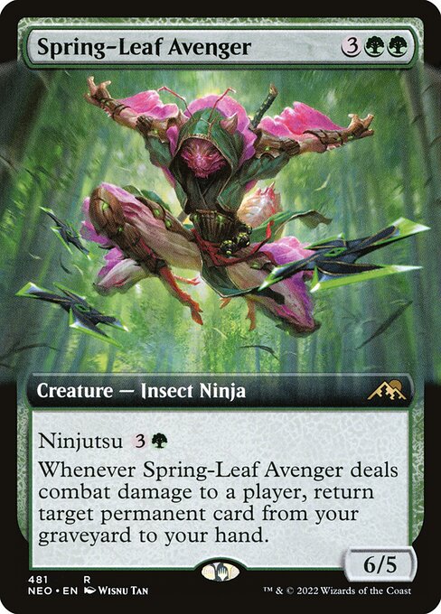 Spring-Leaf Avenger from Kamigawa: Neon Dynasty