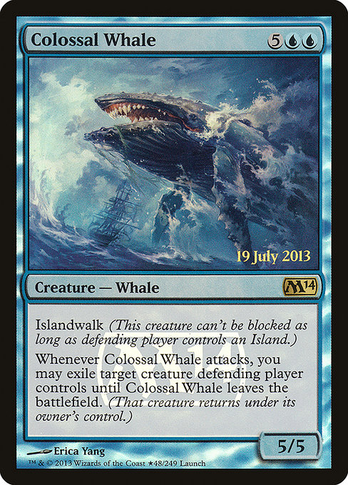 Colossal Whale from Magic 2014 Promos