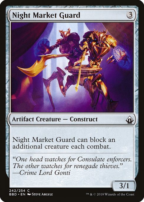 Night Market Guard highlighted card art