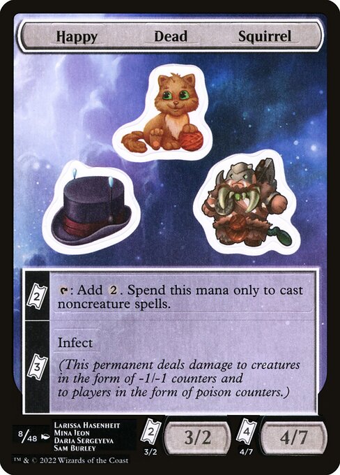 Happy Dead Squirrel highlighted card art