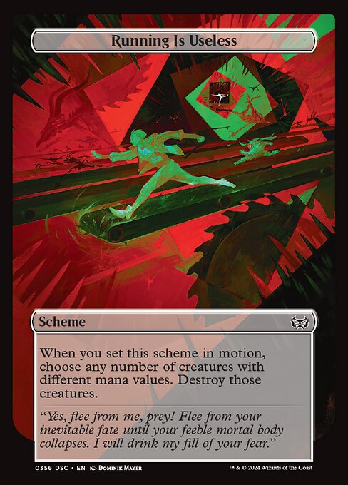 Running Is Useless highlighted card art