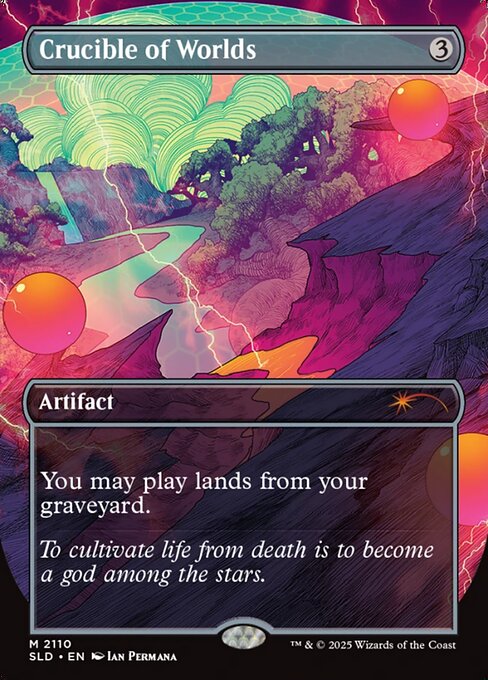 Crucible of Worlds highlighted card art