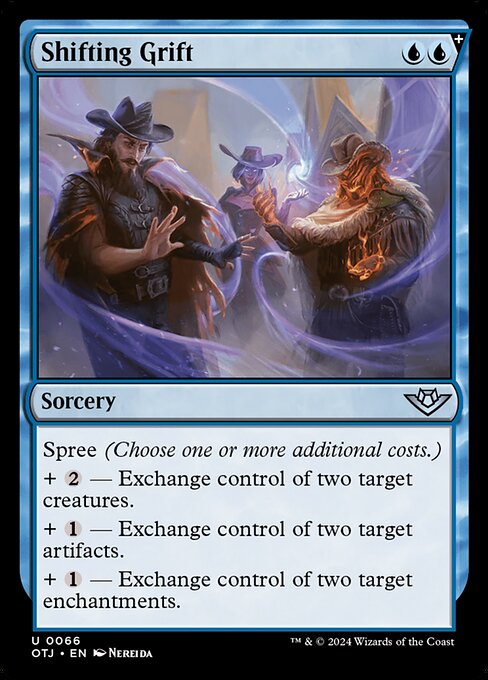 Shifting Grift highlighted card art