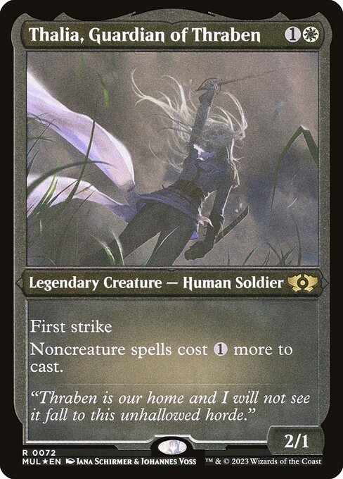 Thalia, Guardian of Thraben highlighted card art