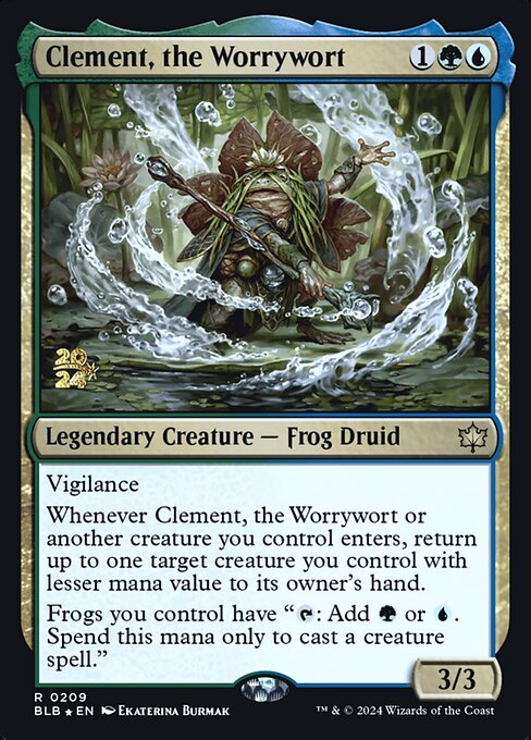 Clement, the Worrywort from Bloomburrow Promos