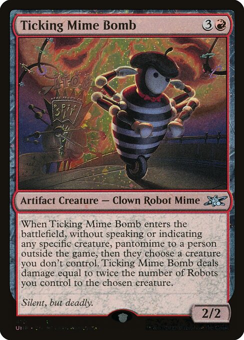 Ticking Mime Bomb highlighted card art