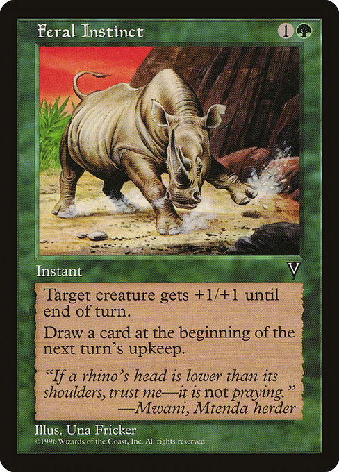 Feral Instinct highlighted card art