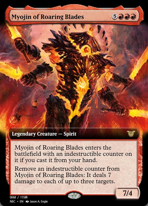 Myojin of Roaring Blades highlighted card art