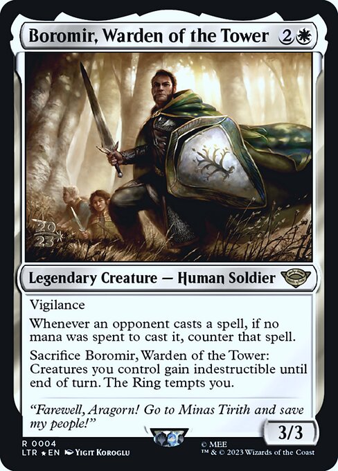 Boromir, Warden of the Tower from Tales of Middle-earth Promos