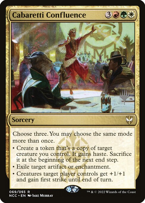 Cabaretti Confluence from New Capenna Commander Promos