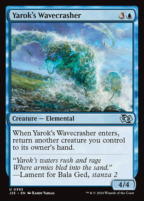Yarok's Wavecrasher highlighted card art