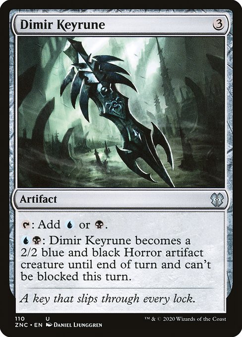 Dimir Keyrune from Zendikar Rising Commander
