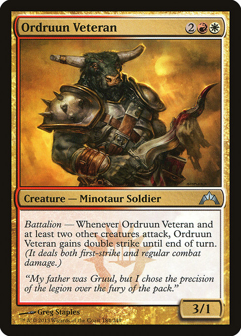 Ordruun Veteran highlighted card art
