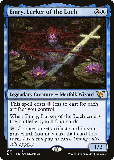 Emry, Lurker of the Loch from Neon Dynasty Commander