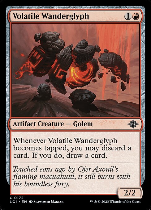 Volatile Wanderglyph highlighted card art
