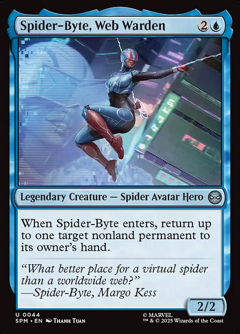 Spider-Byte, Web Warden highlighted card art