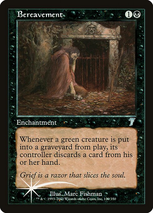 Bereavement highlighted card art