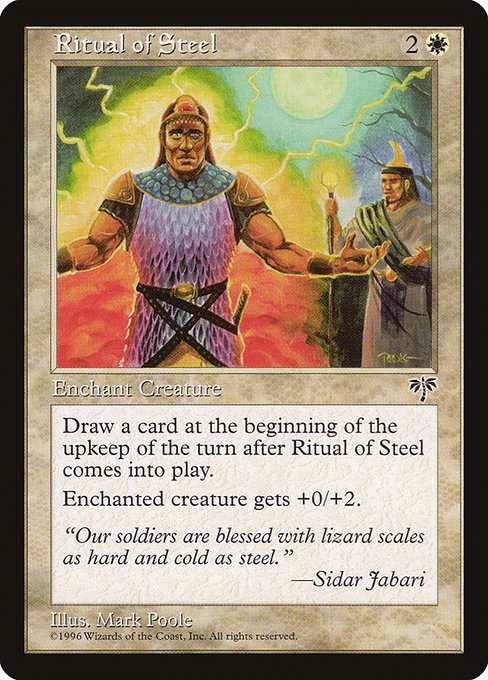 Ritual of Steel highlighted card art