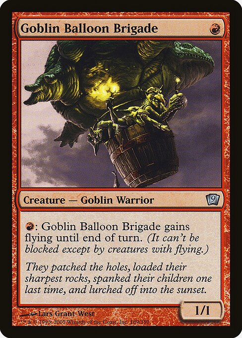 Goblin Balloon Brigade from Ninth Edition