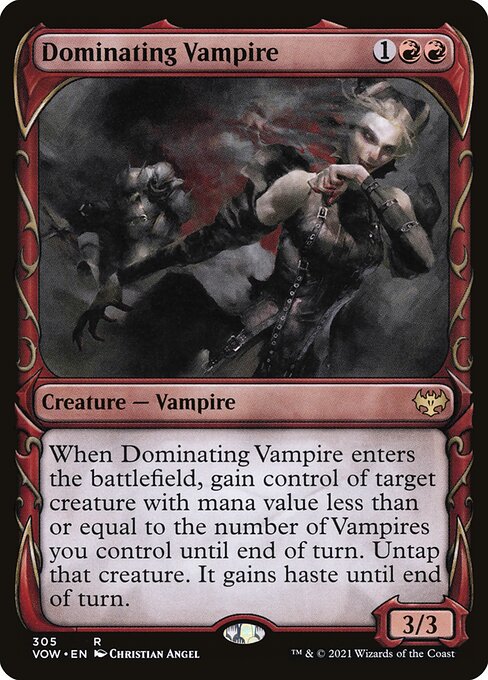 Dominating Vampire from Innistrad: Crimson Vow