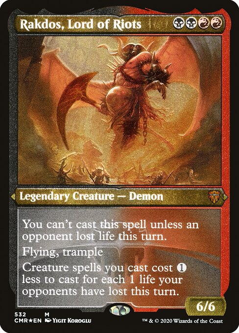 Rakdos, Lord of Riots from Commander Legends