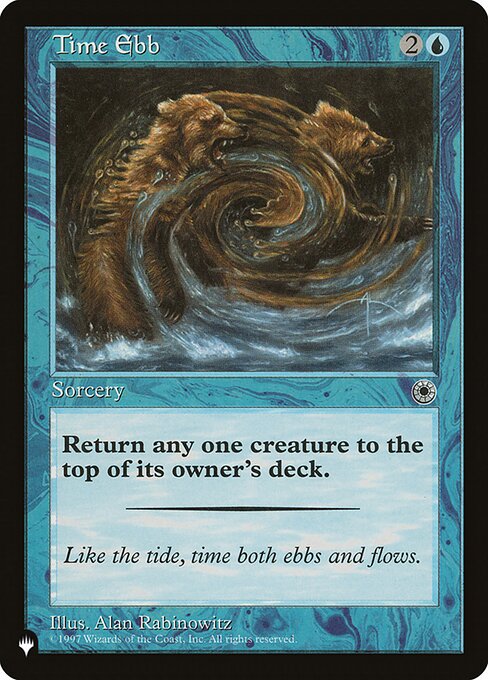 Time Ebb highlighted card art