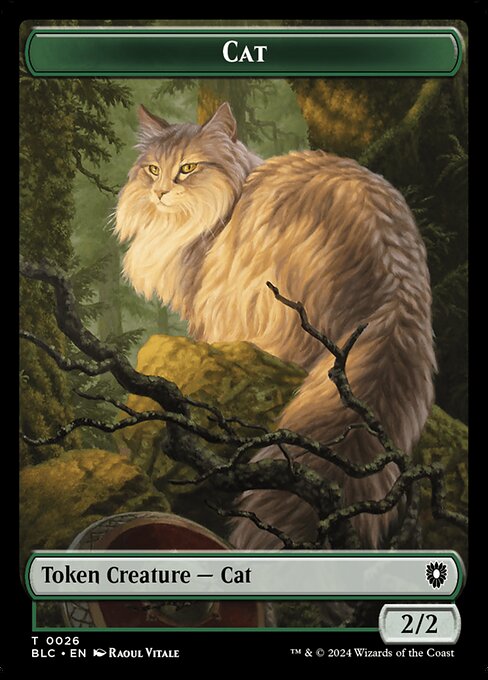 Cat highlighted card art