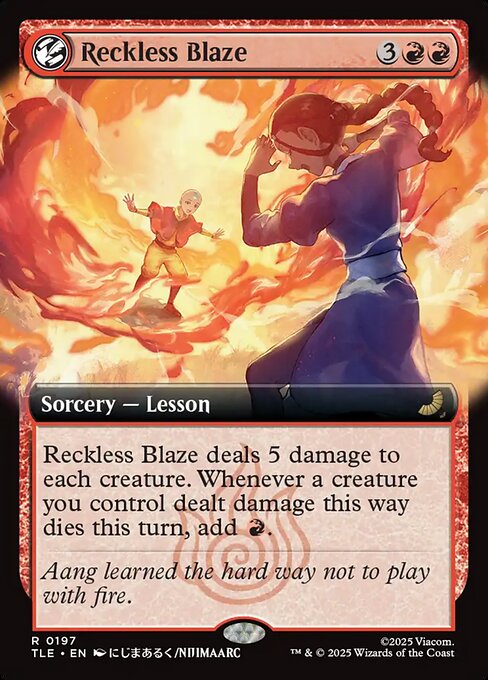 Reckless Blaze from Avatar: The Last Airbender Eternal