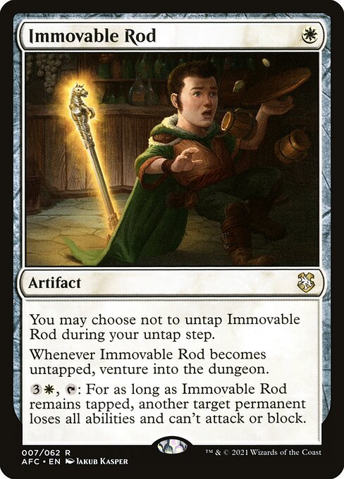 Immovable Rod highlighted card art