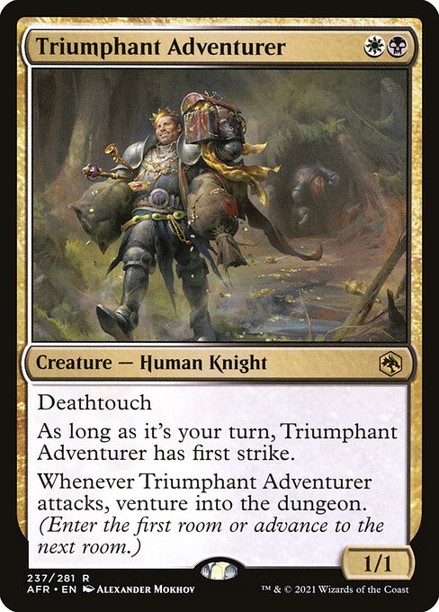 Triumphant Adventurer from Adventures in the Forgotten Realms