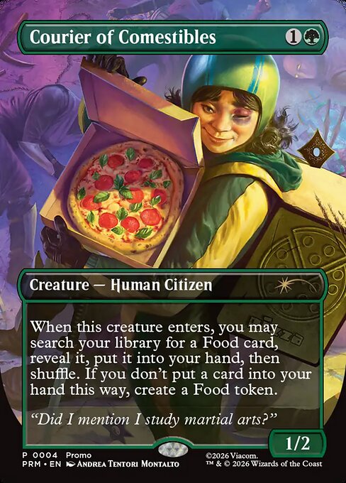 Courier of Comestibles from Wizards Play Network 2026