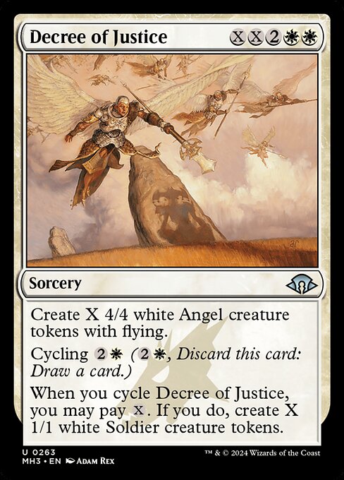 Decree of Justice highlighted card art